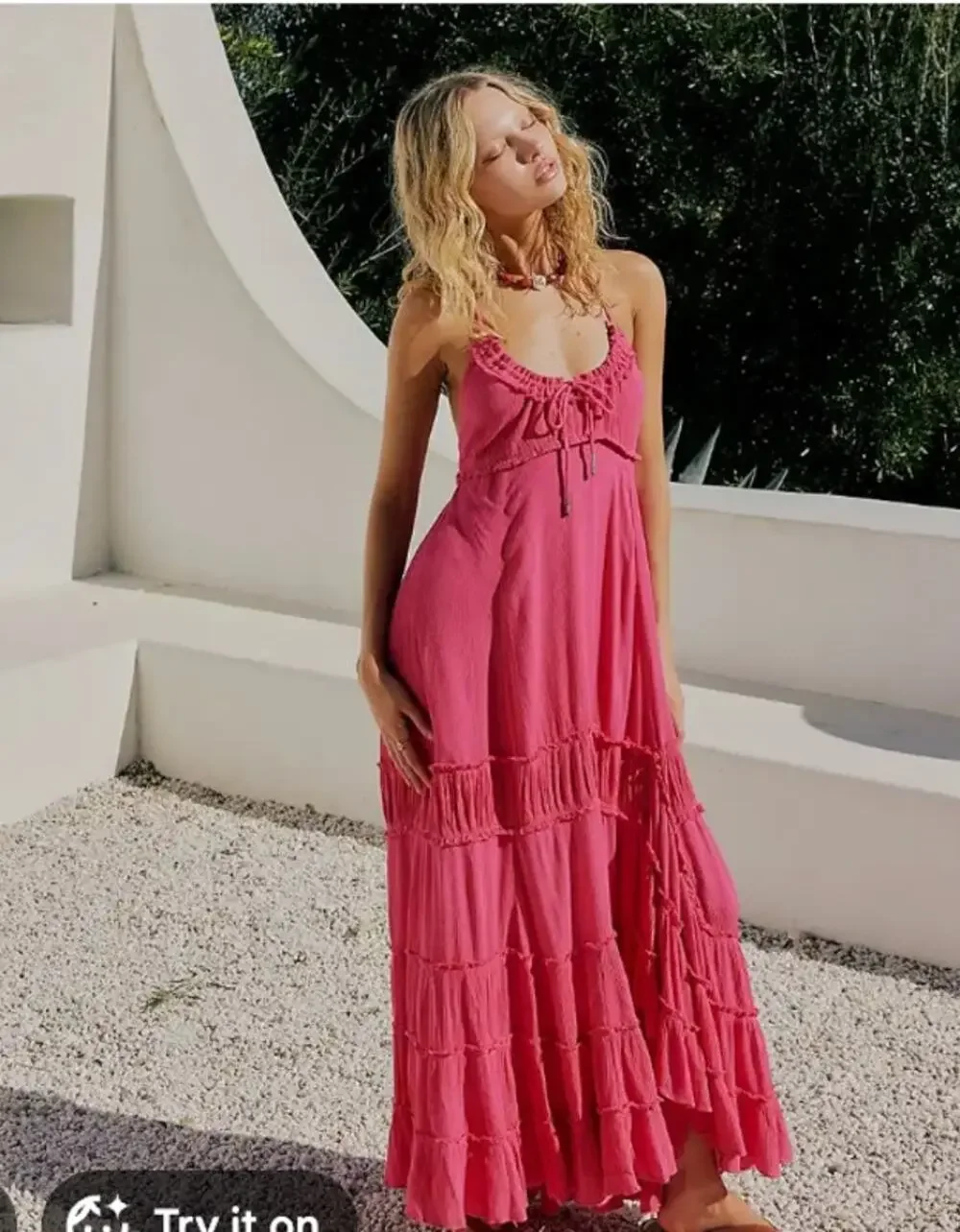Free People Burst Of Bliss Maxi Dress Medium Free Est NEW